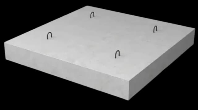 Precast concrete and reinforced concrete blocks